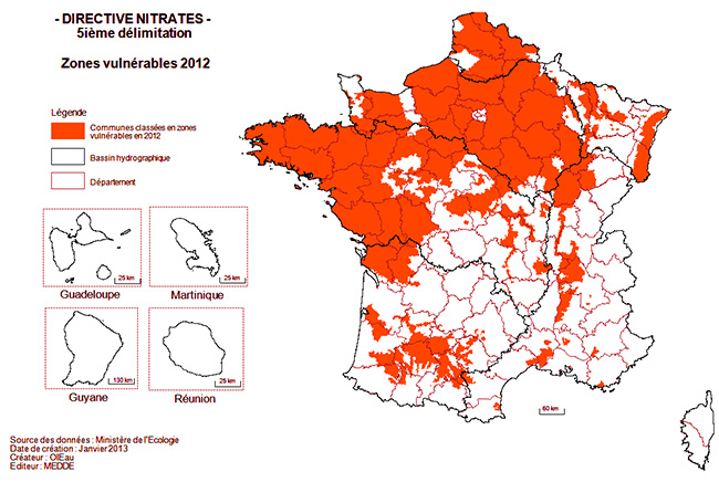 carte nitrates